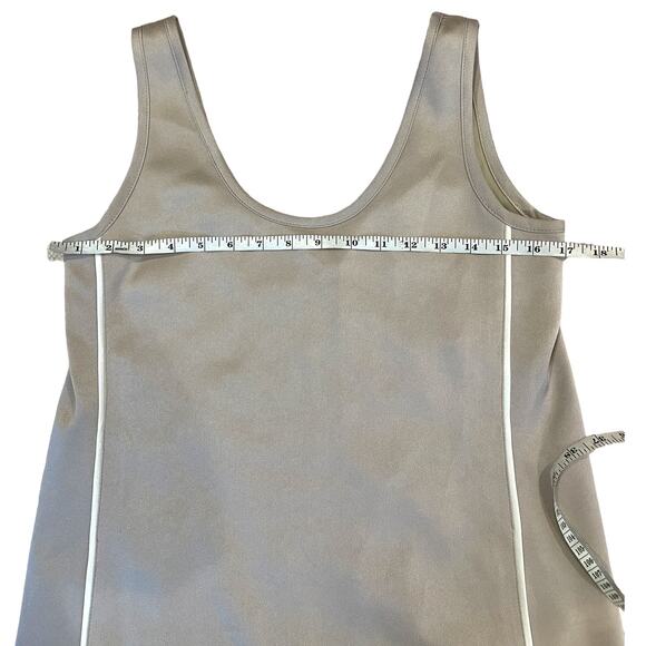 Babaton 1-01 Sleeveless Satin Dress with Belt Size: XSmall - Picture 7 of 10